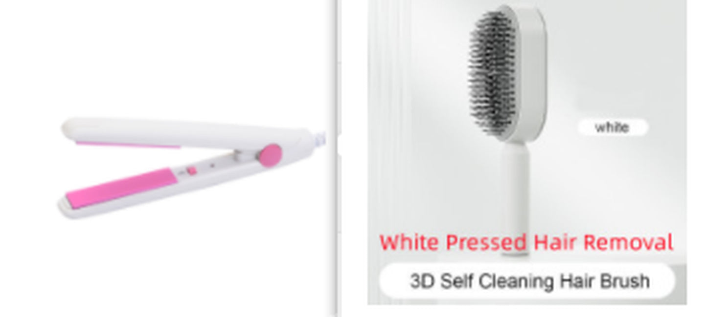 Self Cleaning Hair Brush for Women One-Key Cleaning Hair Loss Airbag Massage Scalp Comb Anti-Static Hairbrush