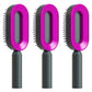 Self Cleaning Hair Brush for Women One-Key Cleaning Hair Loss Airbag Massage Scalp Comb Anti-Static Hairbrush