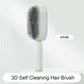 Self Cleaning Hair Brush for Women One-Key Cleaning Hair Loss Airbag Massage Scalp Comb Anti-Static Hairbrush