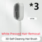 Self Cleaning Hair Brush for Women One-Key Cleaning Hair Loss Airbag Massage Scalp Comb Anti-Static Hairbrush